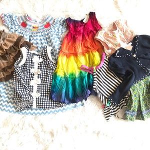 8 pc Girls 4/4T clothes lot Olily Eland Bo…